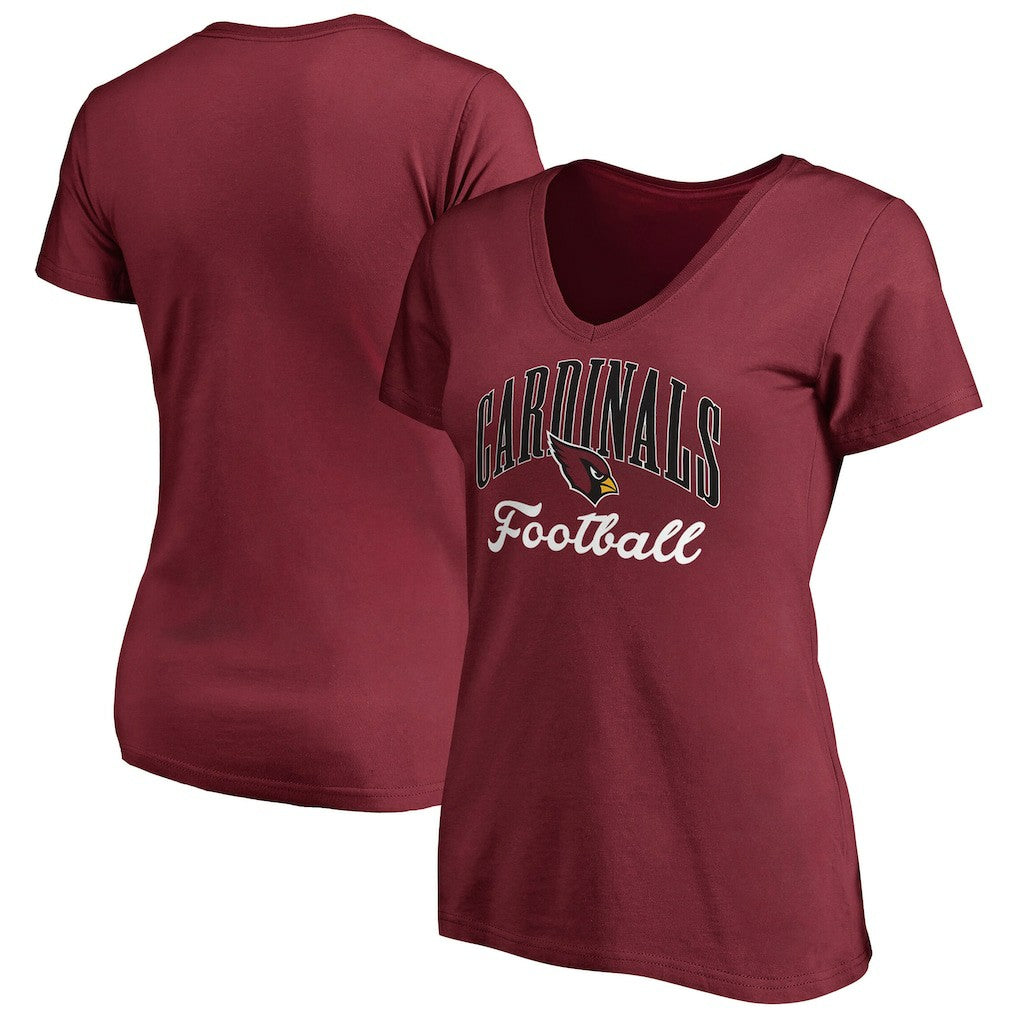 NFL Arizona Cardinals Women's Victory Script V-Neck T-Shirt
