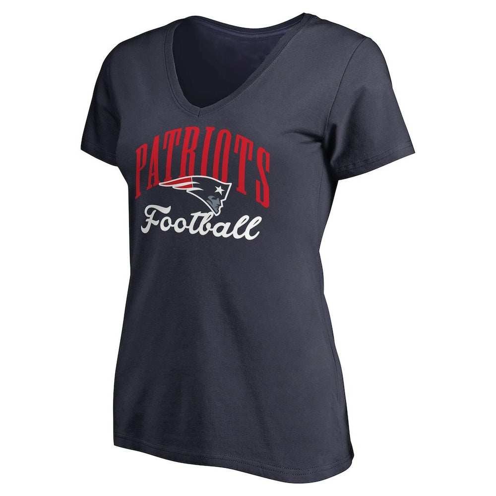 NFL New England Patriots Women's Victory Script V-Neck T-Shirt