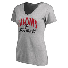 NFL Atlanta Falcons Women's Victory Script V-Neck T-Shirt