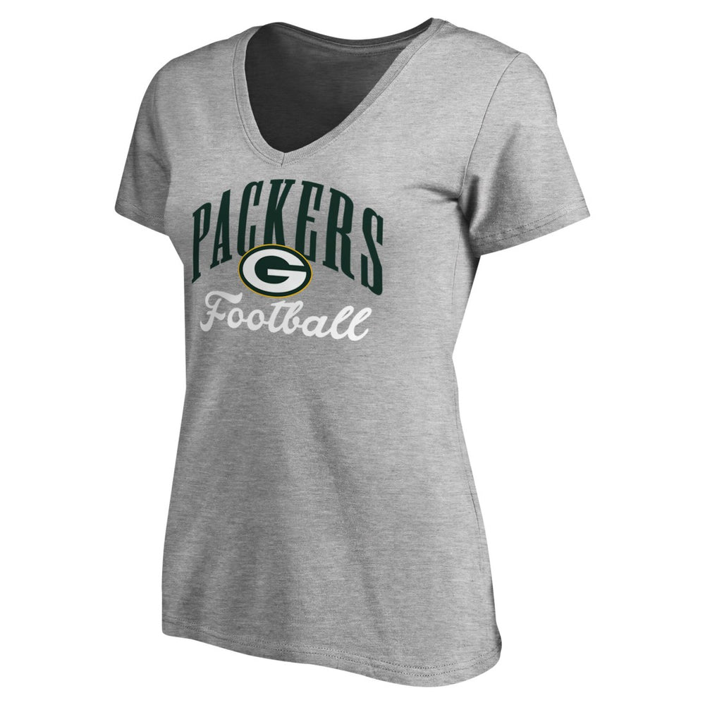 NFL Green Bay Packers Women's Victory Script V-Neck T-Shirt