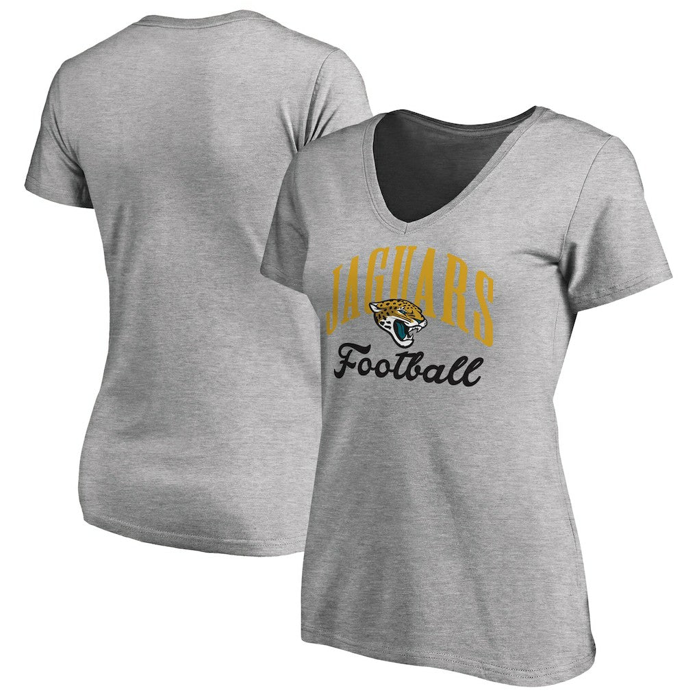 NFL Jacksonville Jaguars Women's Victory Script V-Neck T-Shirt