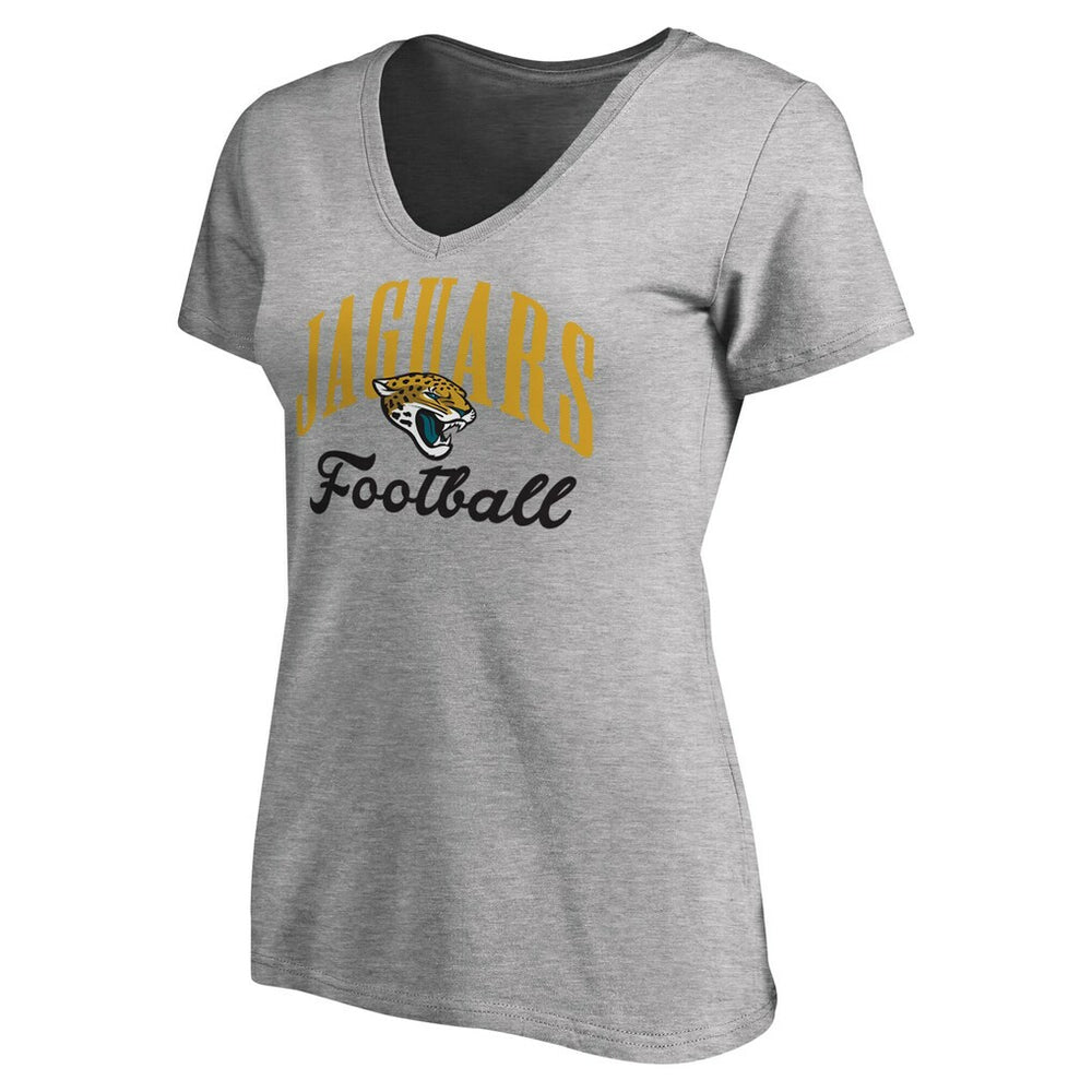 NFL Jacksonville Jaguars Women's Victory Script V-Neck T-Shirt