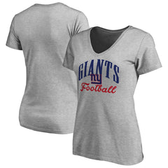 NFL New York Giants Women's Victory Script V-Neck T-Shirt