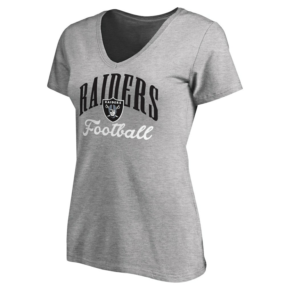 NFL Las Vegas Raiders Women's Victory Script V-Neck T-Shirt