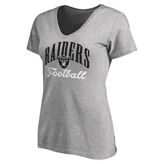 NFL Las Vegas Raiders Women's Victory Script V-Neck T-Shirt