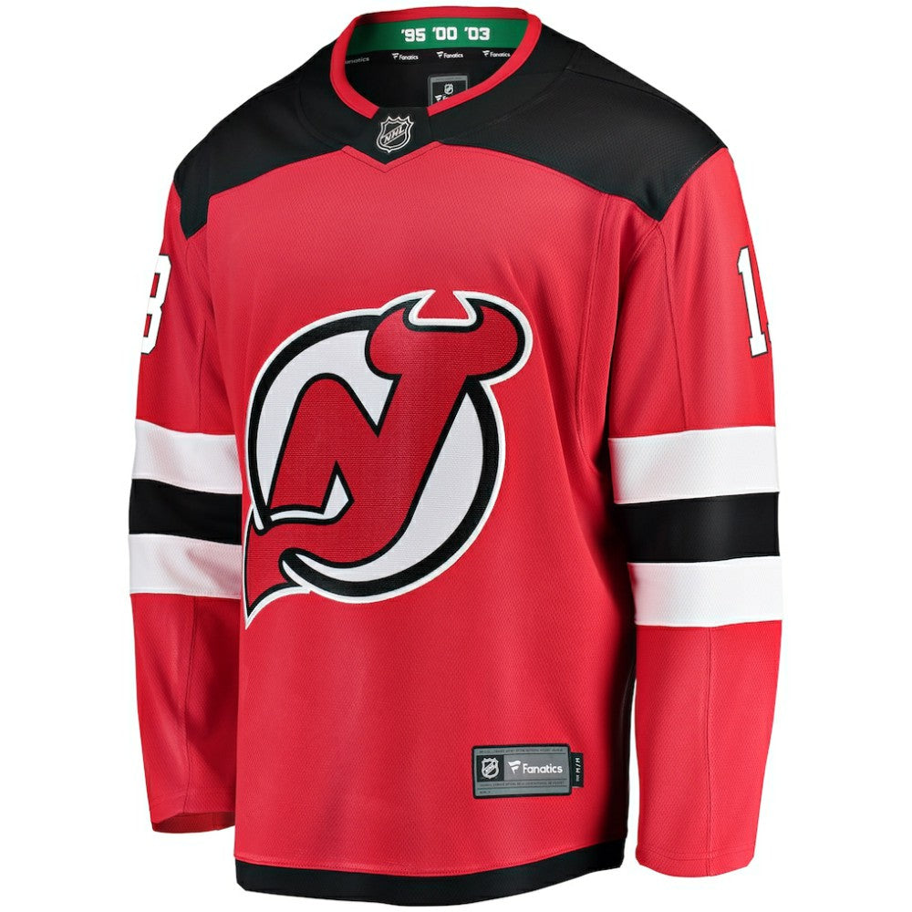 Nico Hischier New Jersey Devils Fanatics Youth Home Breakaway Player Jersey