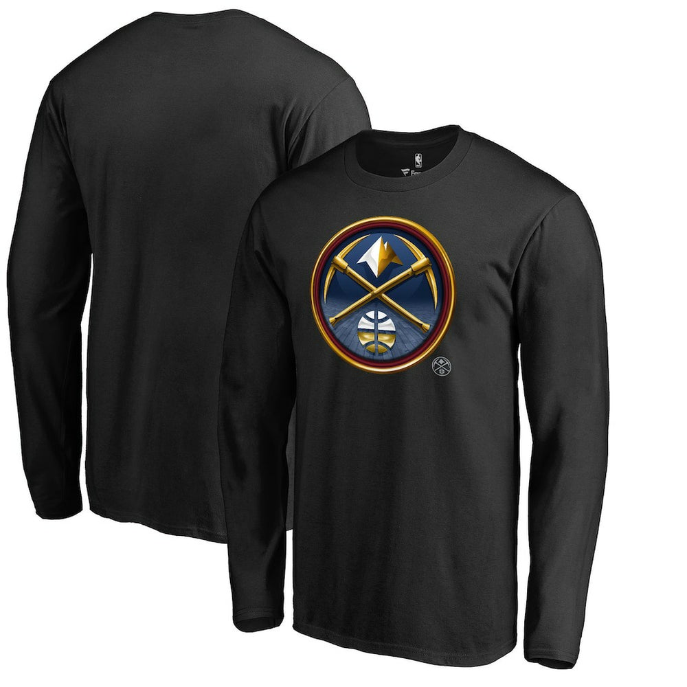 Denver Nuggets Midnight Mascot Long Sleeve T-Shirt sale - Black outlet