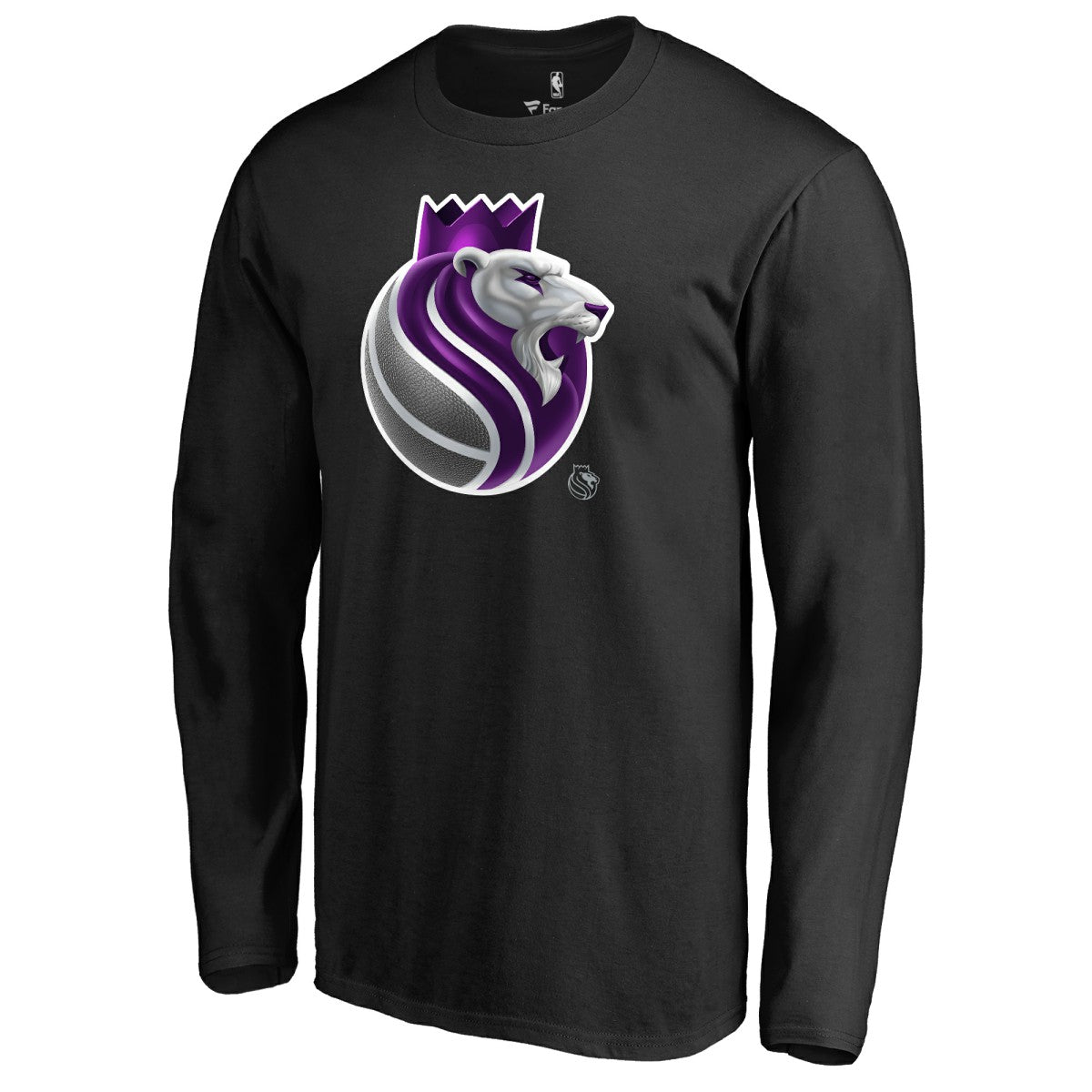 Sacramento Kings Midnight Mascot Long Sleeve T-Shirt - Black outlet