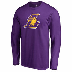 Los Angeles Lakers Alternate Logo Long Sleeve T-Shirt - Purple discount