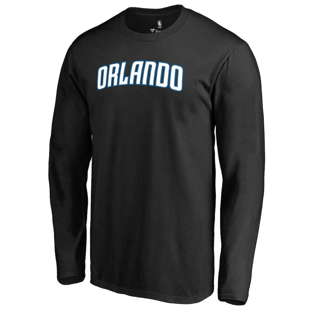 Orlando Magic Alternate Logo Long Sleeve T-Shirt - Black sale