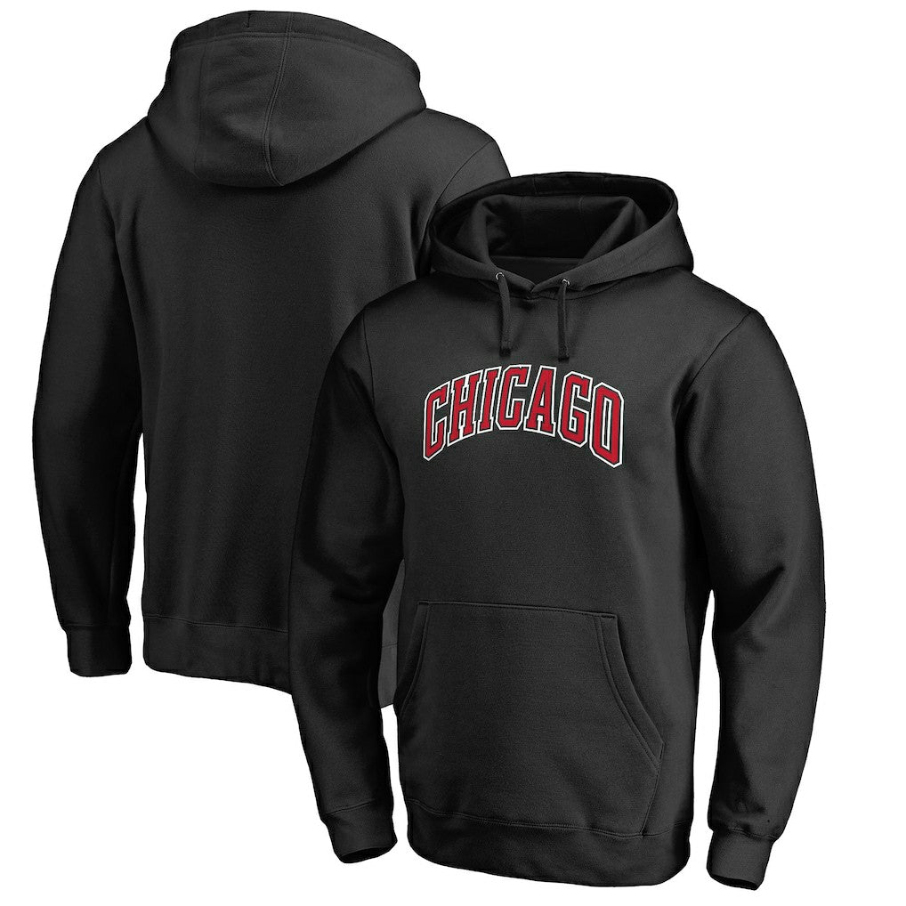Chicago Bulls Alternate Logo Pullover Hoodie - Black outlet