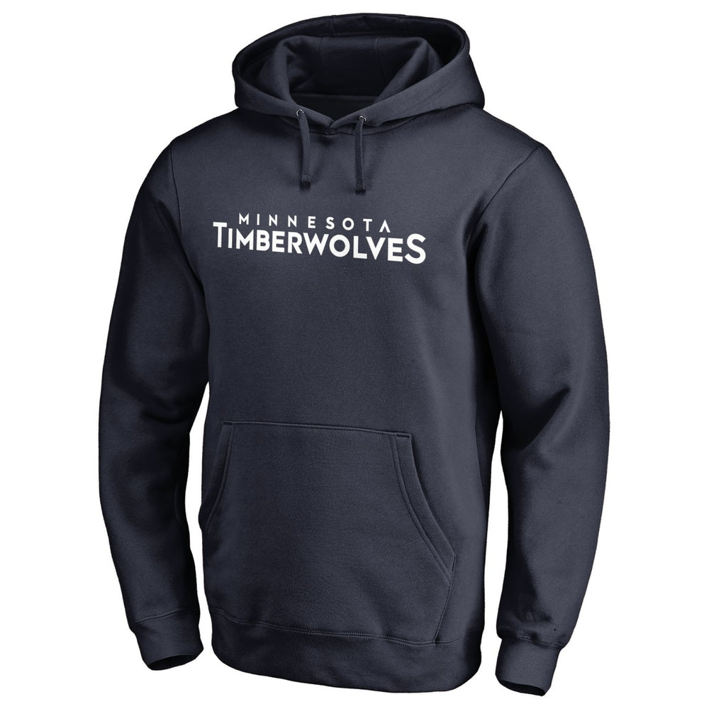 Minnesota Timberwolves Wordmark Pullover Hoodie - Navy online
