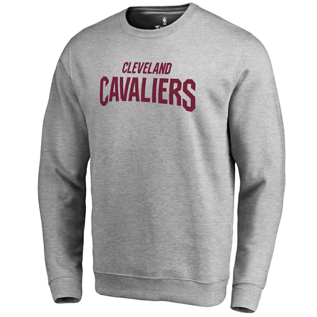 Cleveland Cavaliers Wordmark Pullover Sweatshirt sale - Heathered Gray cheap