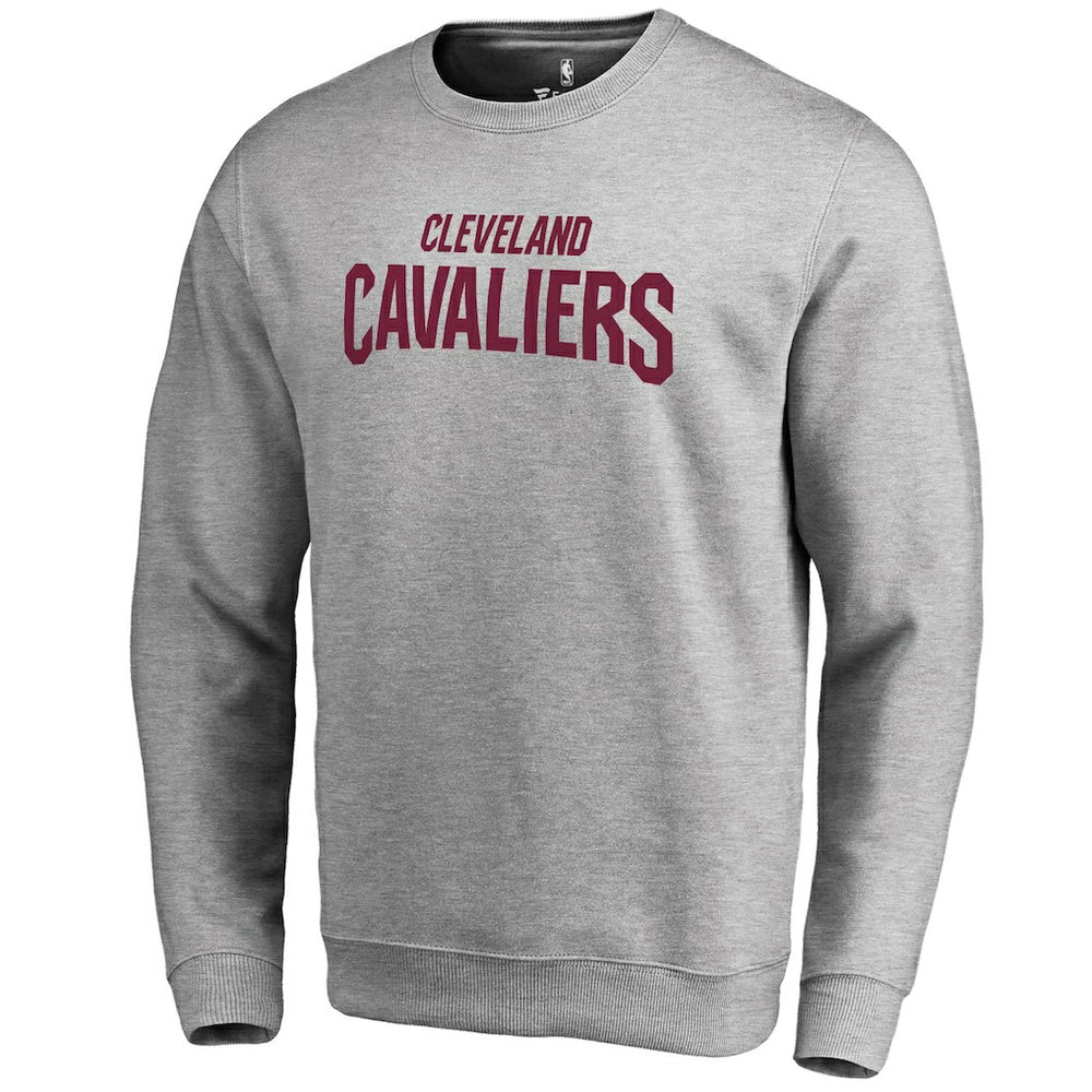 Cleveland Cavaliers Wordmark Pullover Sweatshirt sale - Heathered Gray cheap