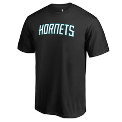 Charlotte Hornets Primary Wordmark T-Shirt - Black sale