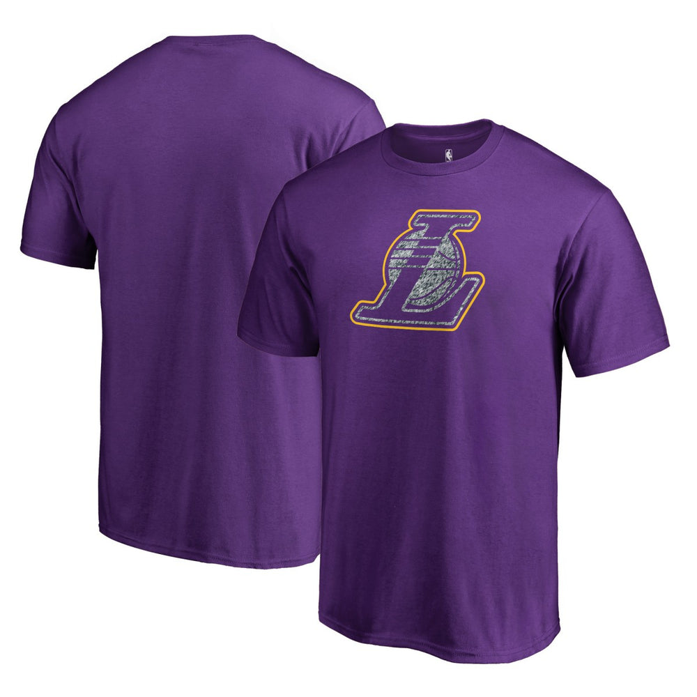 Los Angeles Lakers Static Logo T-Shirt - Purple on sale