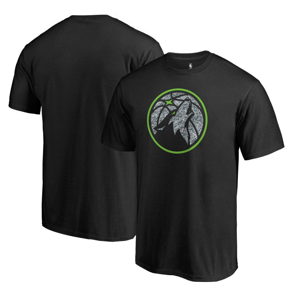 Minnesota Timberwolves Static Logo T-Shirt - Black cheap