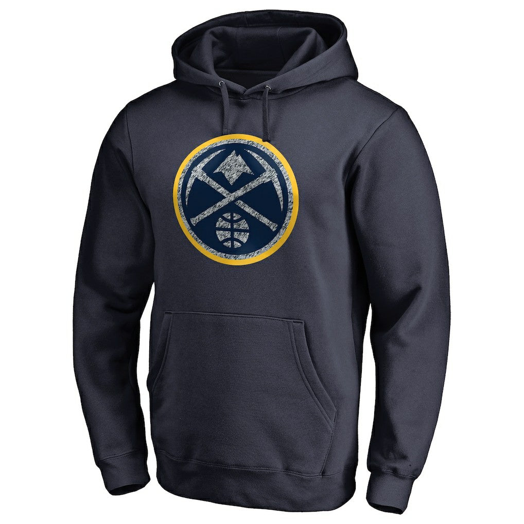 Denver Nuggets Static Logo Pullover Hoodie sale - Navy online