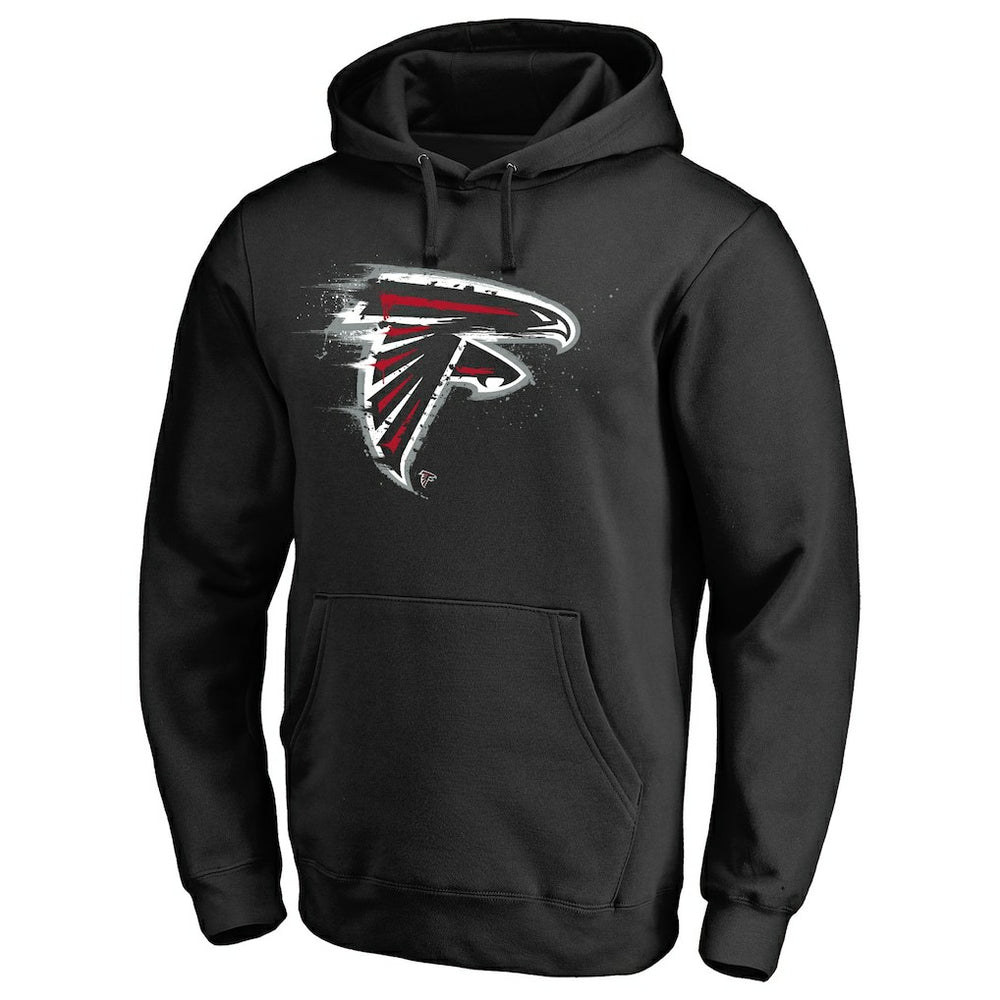 NFL Atlanta Falcons Splatter Logo Pullover Hoodie