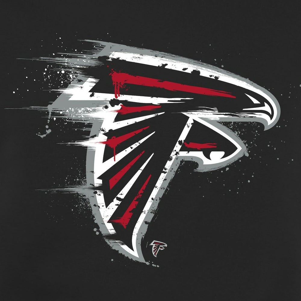 NFL Atlanta Falcons Splatter Logo Pullover Hoodie
