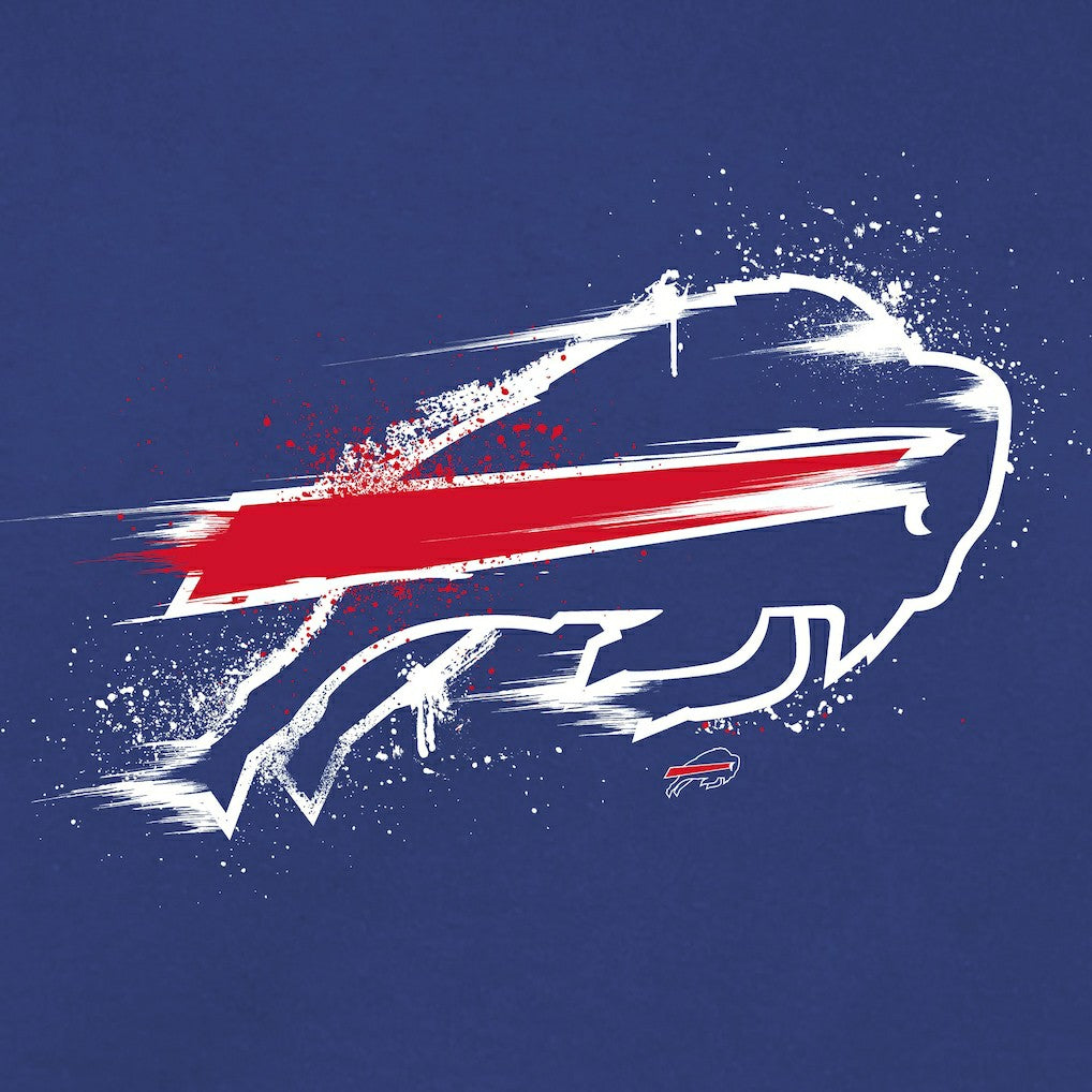 NFL Buffalo Bills Splatter Logo Pullover Hoodie