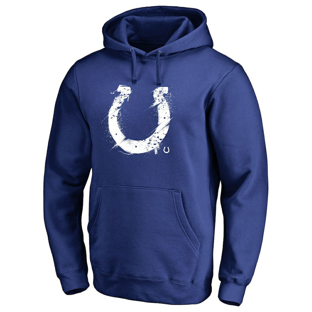 NFL Indianapolis Colts Splatter Logo Pullover Hoodie