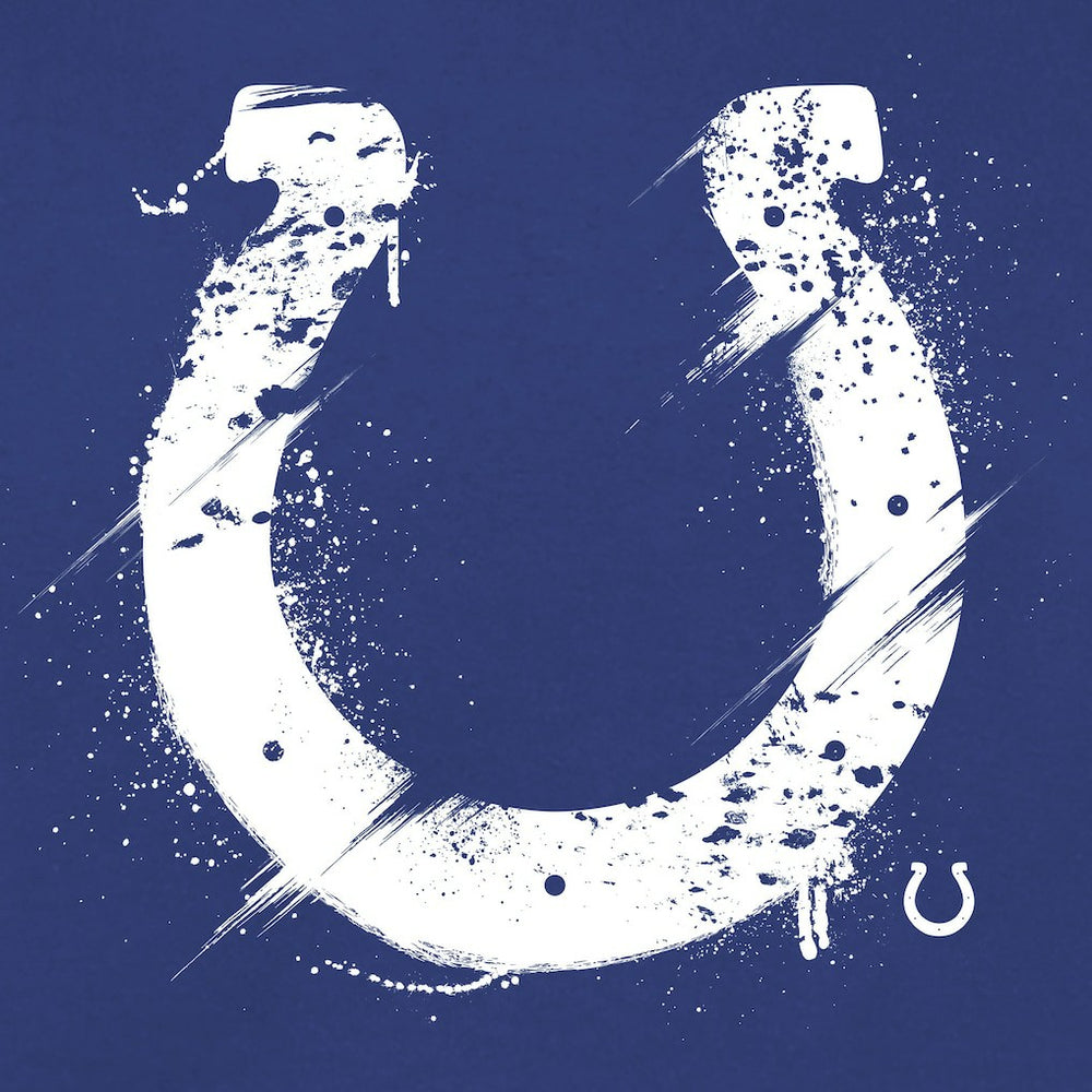 NFL Indianapolis Colts Splatter Logo Pullover Hoodie