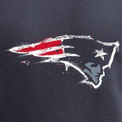 NFL New England Patriots Splatter Logo Pullover Hoodie