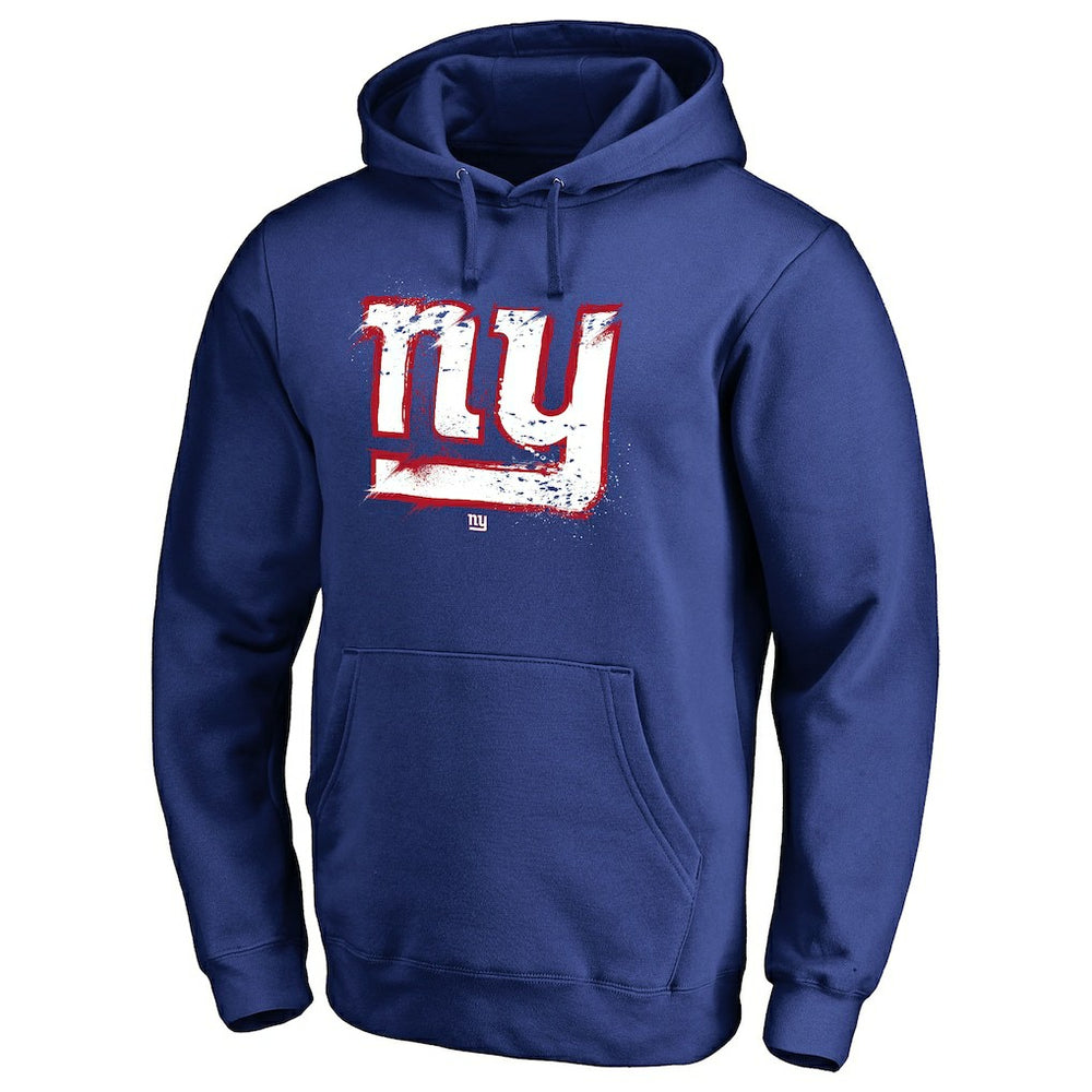NFL New York Giants Splatter Logo Pullover Hoodie