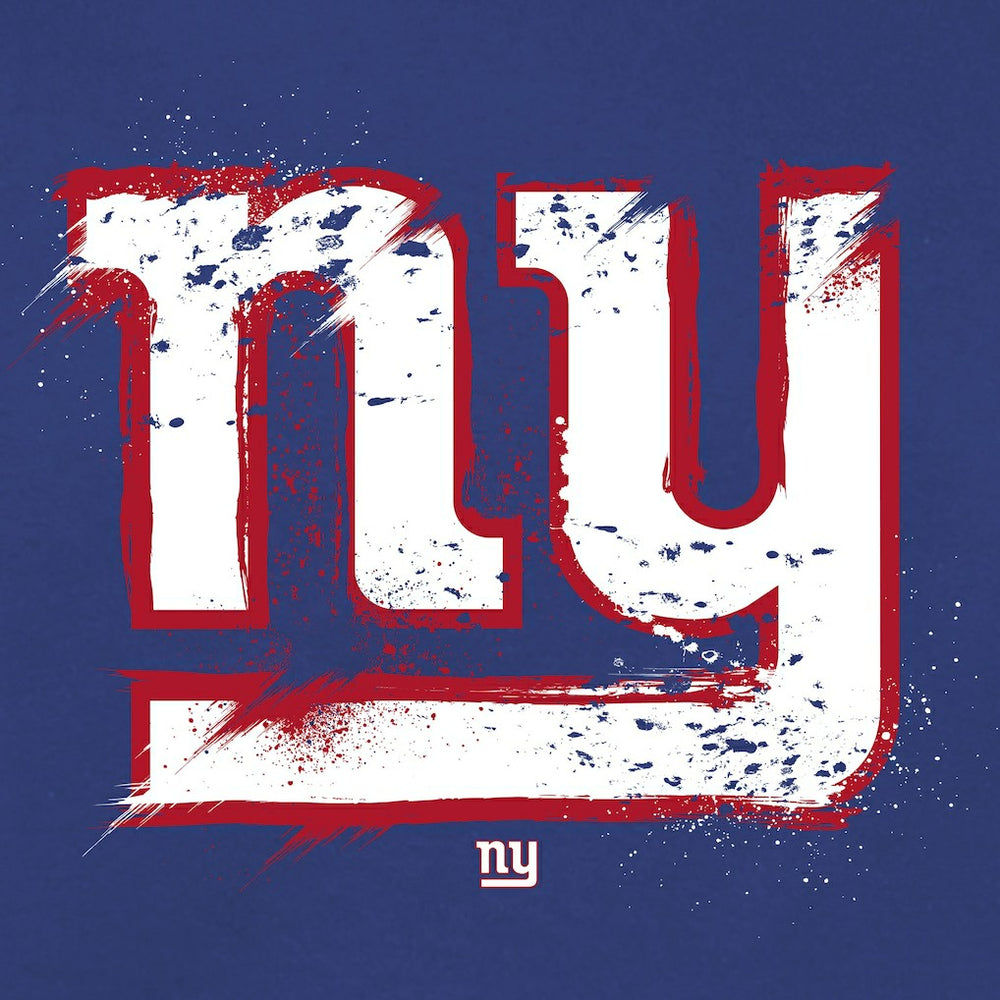 NFL New York Giants Splatter Logo Pullover Hoodie