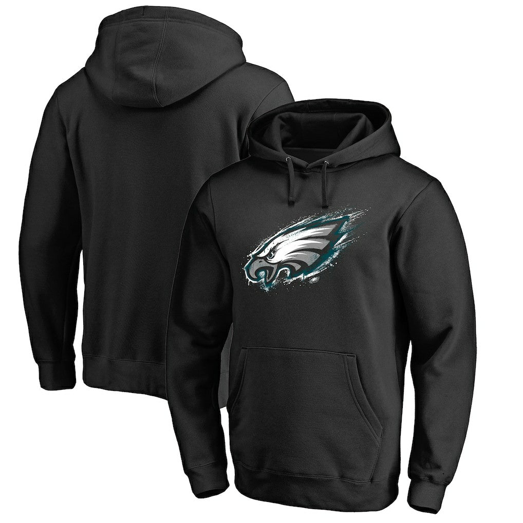 NFL Philadelphia Eagles Splatter Logo Pullover Hoodie