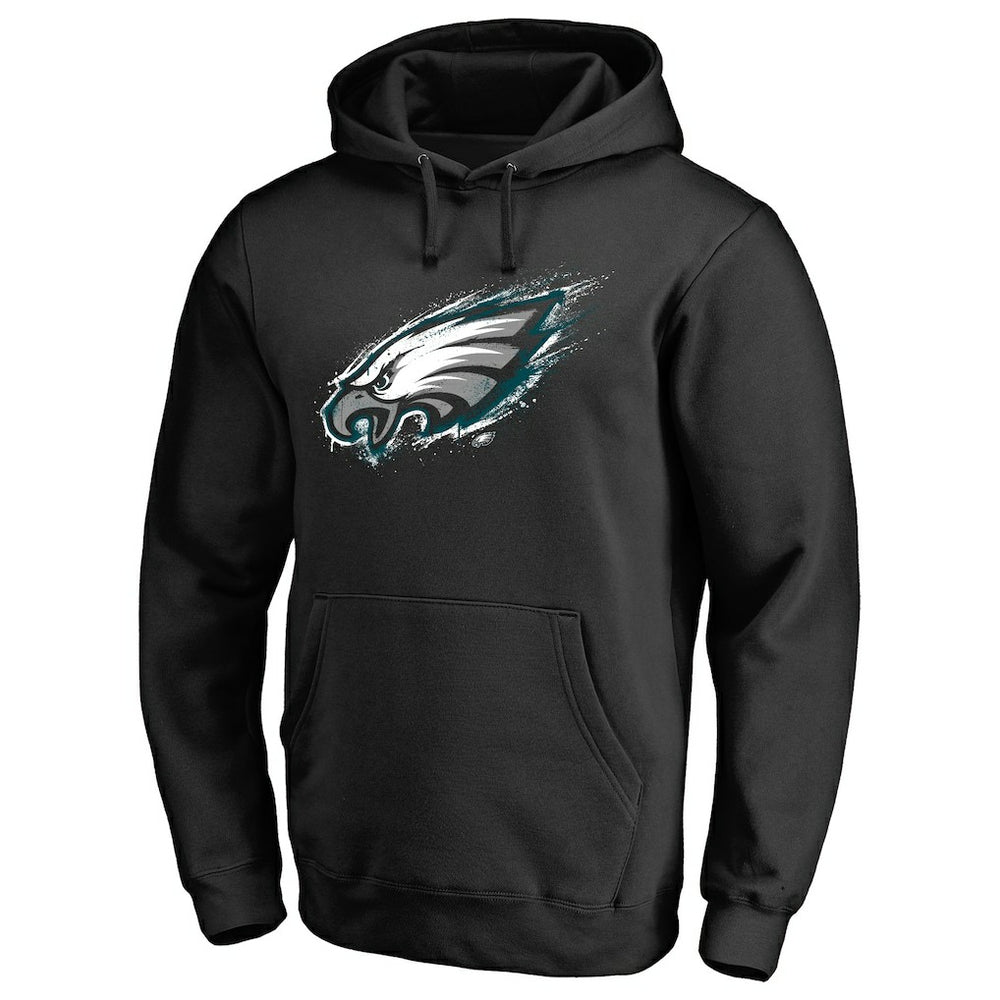 NFL Philadelphia Eagles Splatter Logo Pullover Hoodie