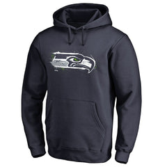 NFL Seattle Seahawks Splatter Logo Pullover Hoodie