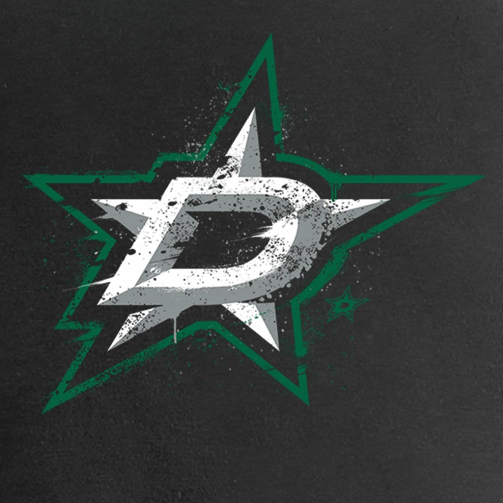 Dallas Stars Women's Splatter Logo V-Neck T-Shirt