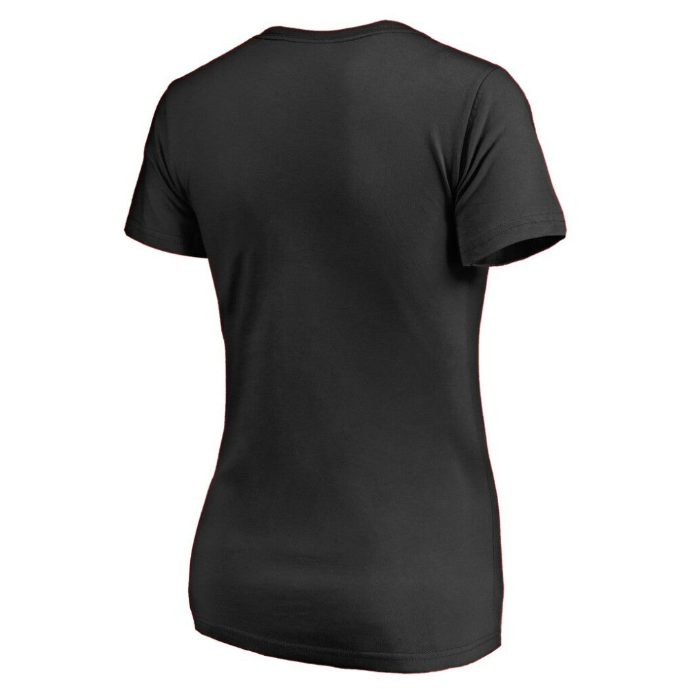 Dallas Stars Women's Splatter Logo V-Neck T-Shirt