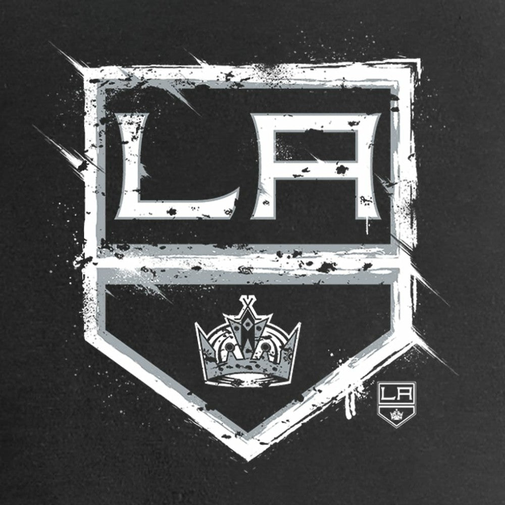 Los Angeles Kings Women's Splatter Logo V-Neck T-Shirt