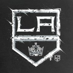 Los Angeles Kings Women's Splatter Logo V-Neck T-Shirt