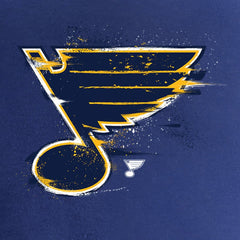 St. Louis Blues Women's Splatter Logo V-Neck T-Shirt