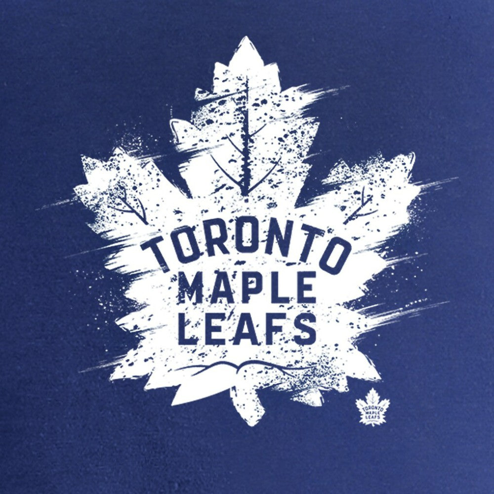 Toronto Maple Leafs Women's Splatter Logo V-Neck T-Shirt