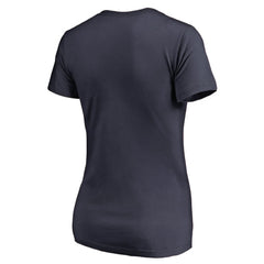 Winnipeg Jets Women's Splatter Logo V-Neck T-Shirt