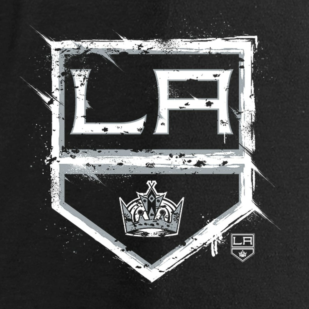 Los Angeles Kings Women's Splatter Logo V-Neck Long Sleeve T-Shirt