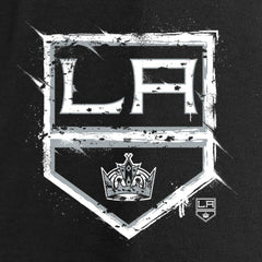 Los Angeles Kings Women's Splatter Logo V-Neck Long Sleeve T-Shirt