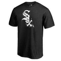 Chicago White Sox Splatter Logo T-Shirt - Black