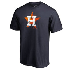Houston Astros Splatter Logo T-Shirt - Navy