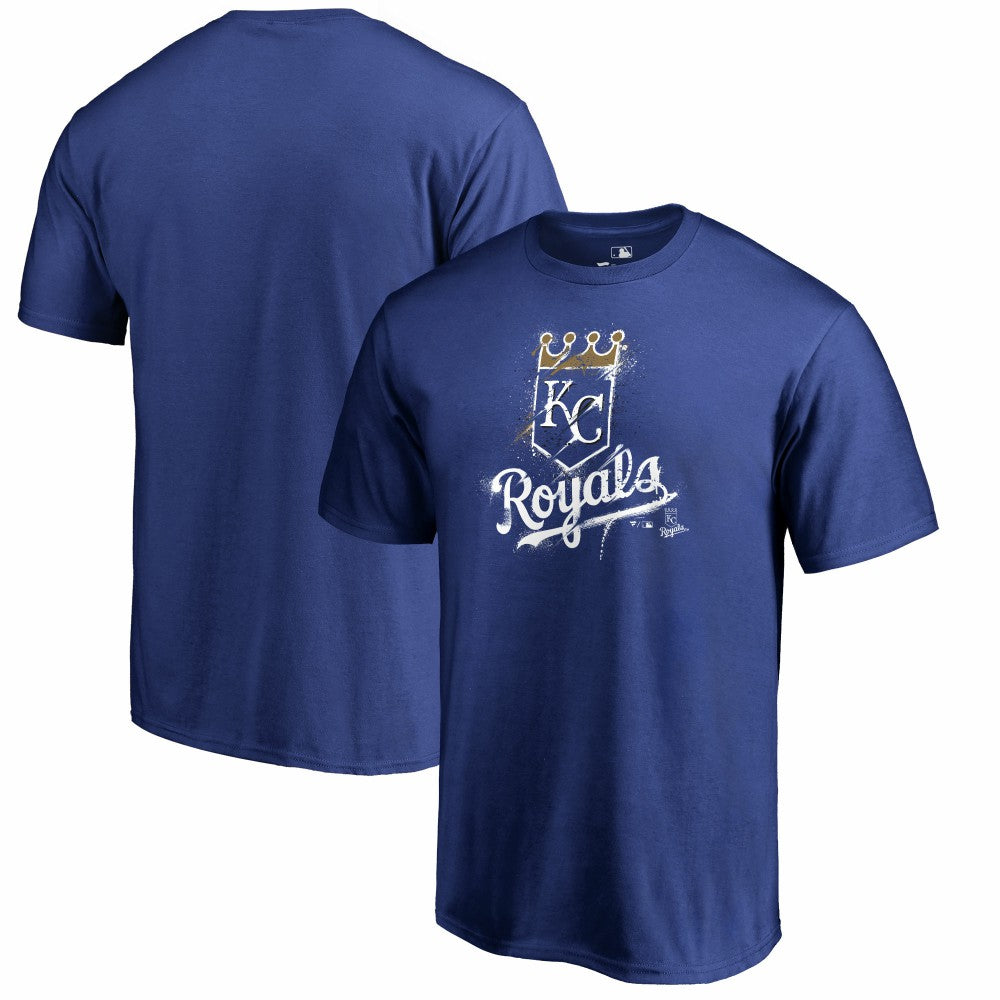 Kansas City Royals Splatter Logo T-Shirt - Royal