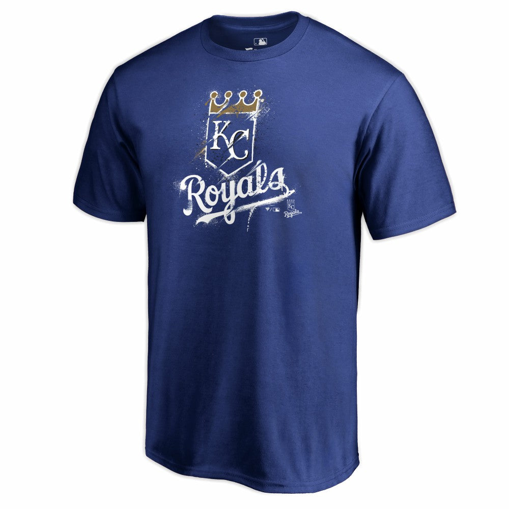 Kansas City Royals Splatter Logo T-Shirt - Royal