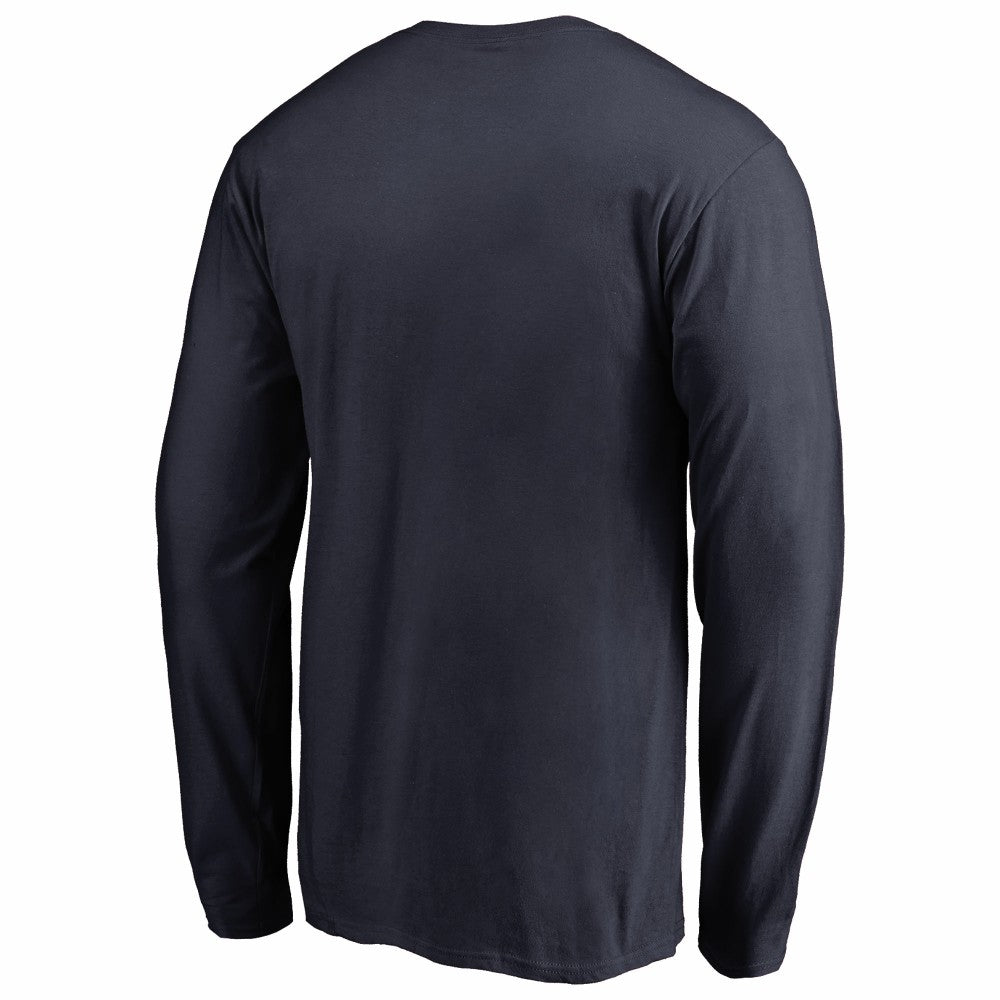 Houston Astros Splatter Logo Long Sleeve T-Shirt - Navy