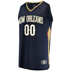 New Orleans Pelicans Fast Break Custom Replica Jersey Navy - Icon Edition | Fanatics cheap