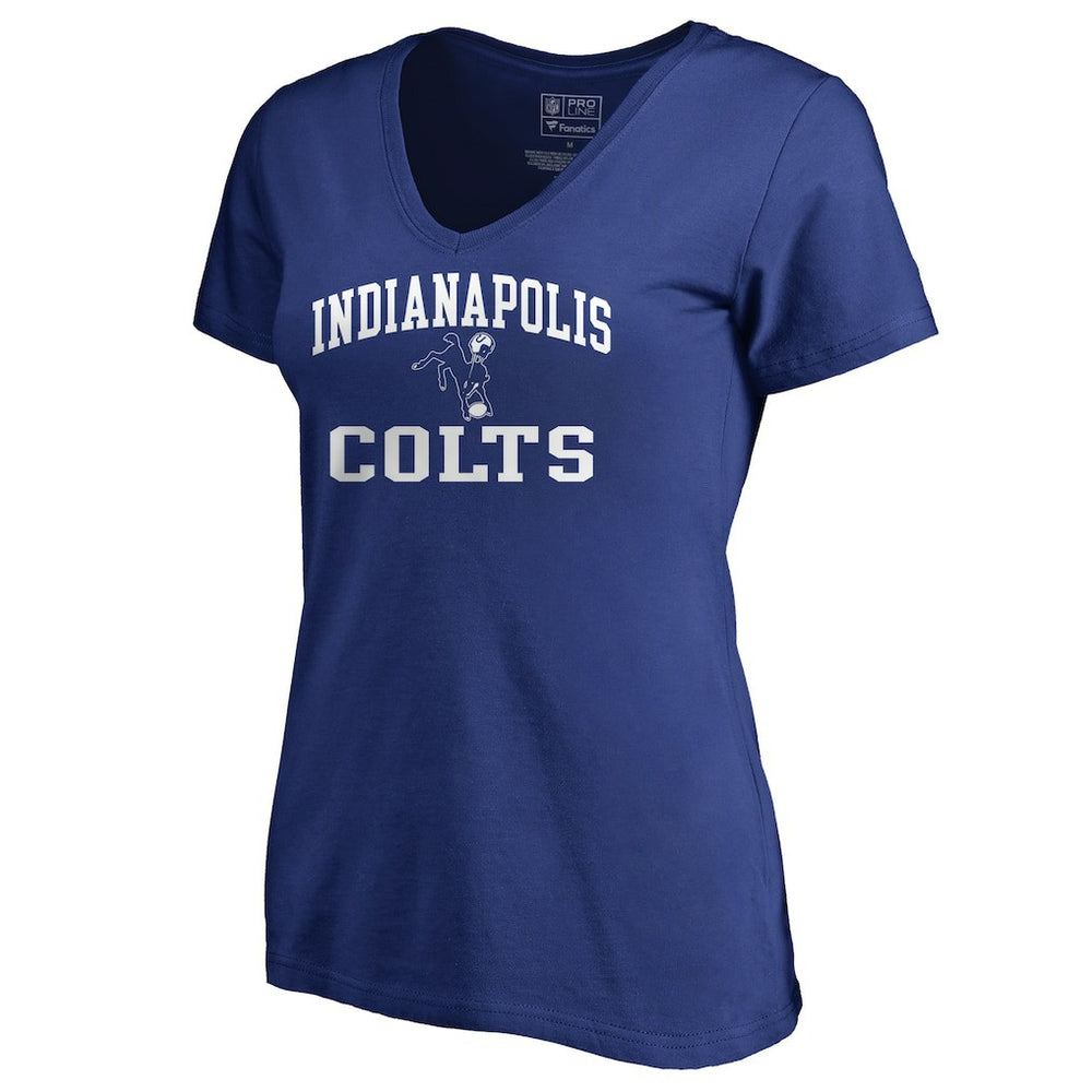 NFL Indianapolis Colts Women's Vintage Collection Victory Arch V-Neck T-Shirt