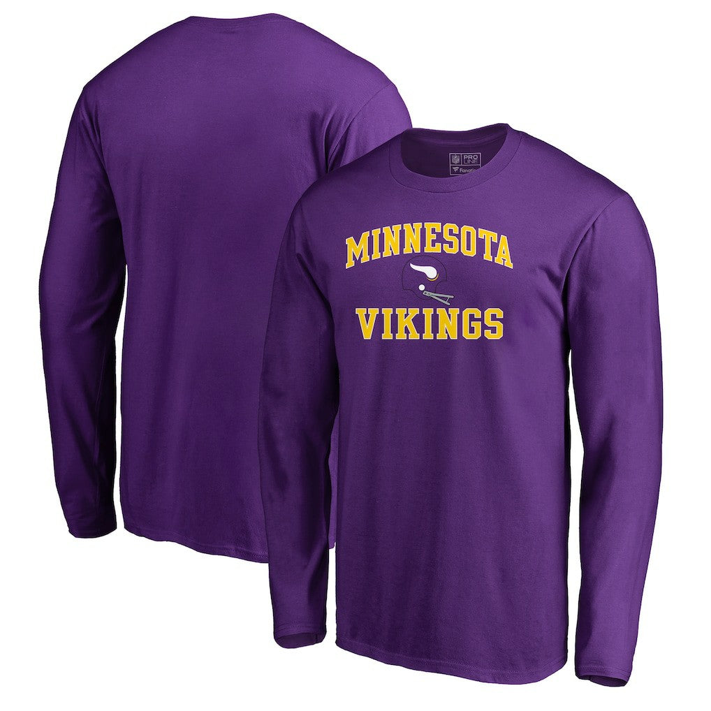 NFL Minnesota Vikings Vintage Collection Victory Arch Long Sleeve T-Shirt